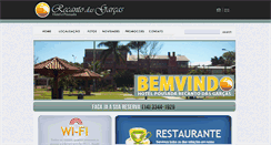 Desktop Screenshot of hotelrecantodasgarcas.com.br